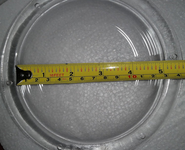Supreme Tech Acryl-Dome/Kunststoff Hemisphere - Clear - 127mm Durchmesser, 12.7mm Flansch mit vorgeb
