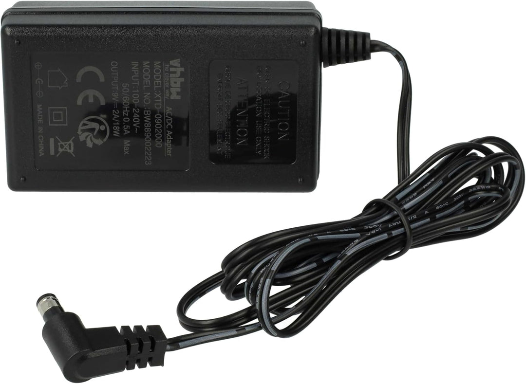 vhbw 1x Netzteil kompatibel mit Casio CTK-574, CTK-571, CTK-573, CTK-591, CTK-593 Elektrogeräte - AC