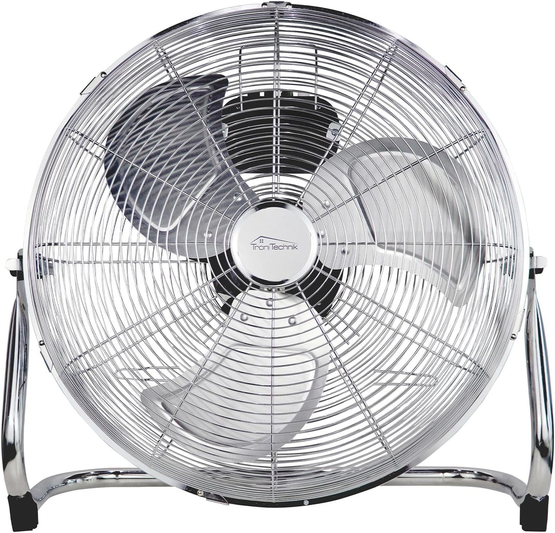 Tronitechnik® XL Windmaschine mit 45 cm Ø | Ventilator verstellbarer Winkel | Bodenventilator 3 Stuf