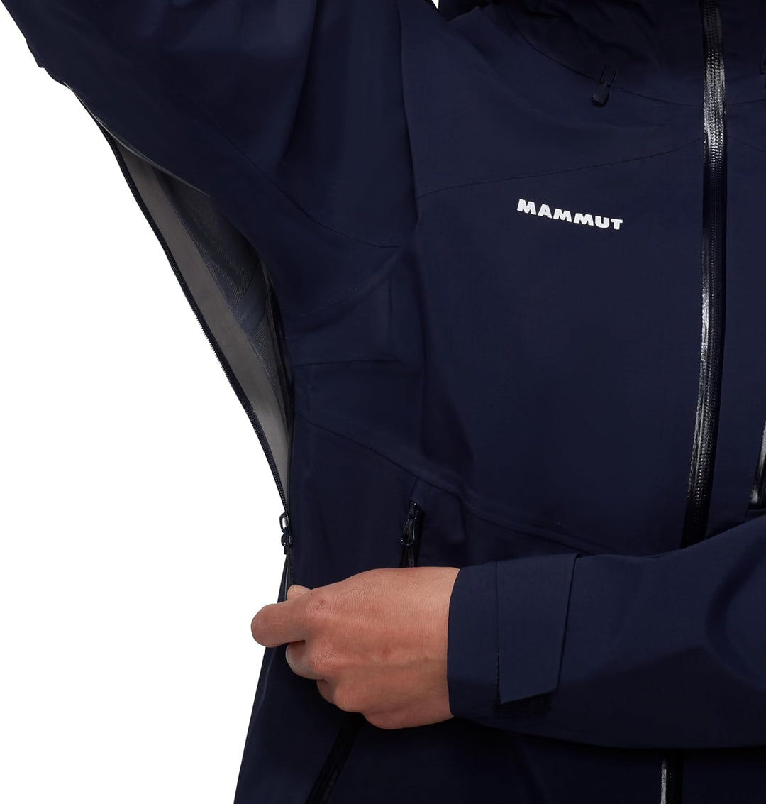 Mammut Damen Alto Guide Hooded Hardshelljacke mit Kapuze XS marine, XS marine