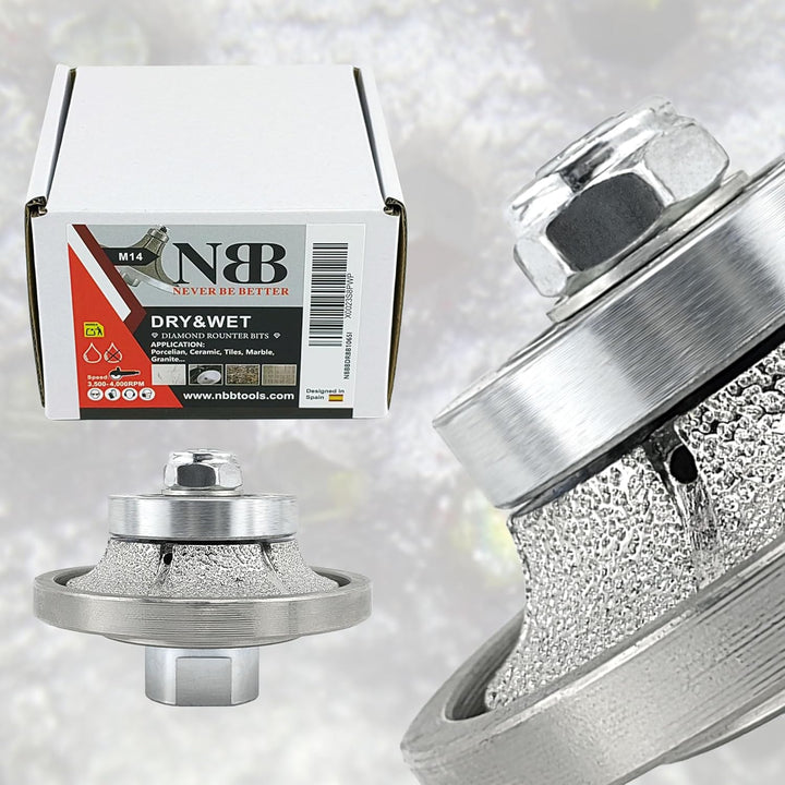 NBB Diamant-Profilscheibe Diamantfräser Fräsbohrer Trennreibahle Profilierungs-Bit für Porzellan Fli