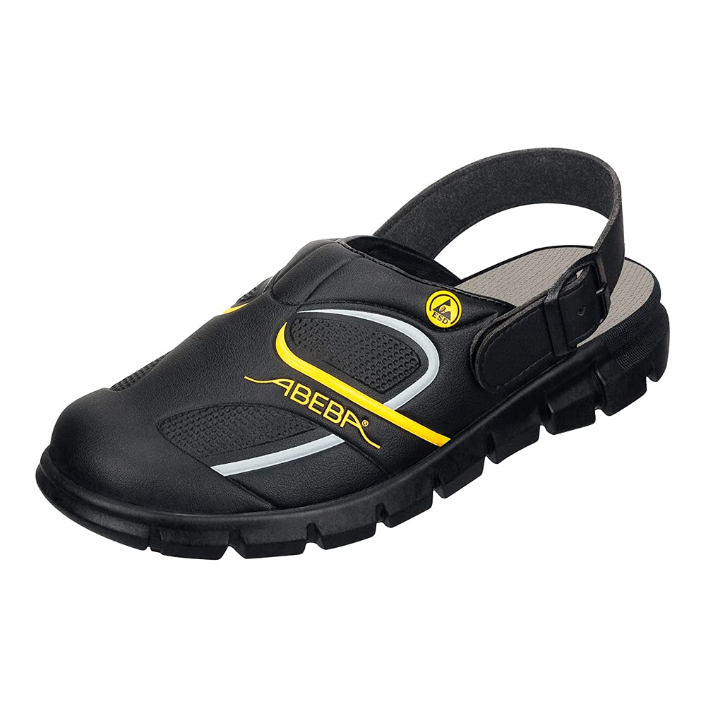 ABEBA 37333 DYNAMIC Verstopfen, OB, A, E, FO, SRC, Schwarz/Gelb, Grösse 35 35 EU, 35 EU
