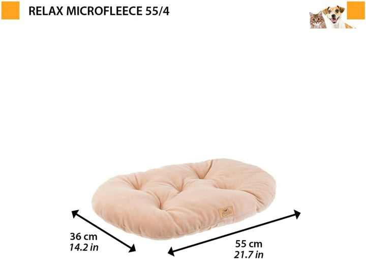 Ferplast Cuscino Cane e Gatto RELAX MICROFLEECE, Cuccia in Caldo e Soffice Micropile per Taglia Picc