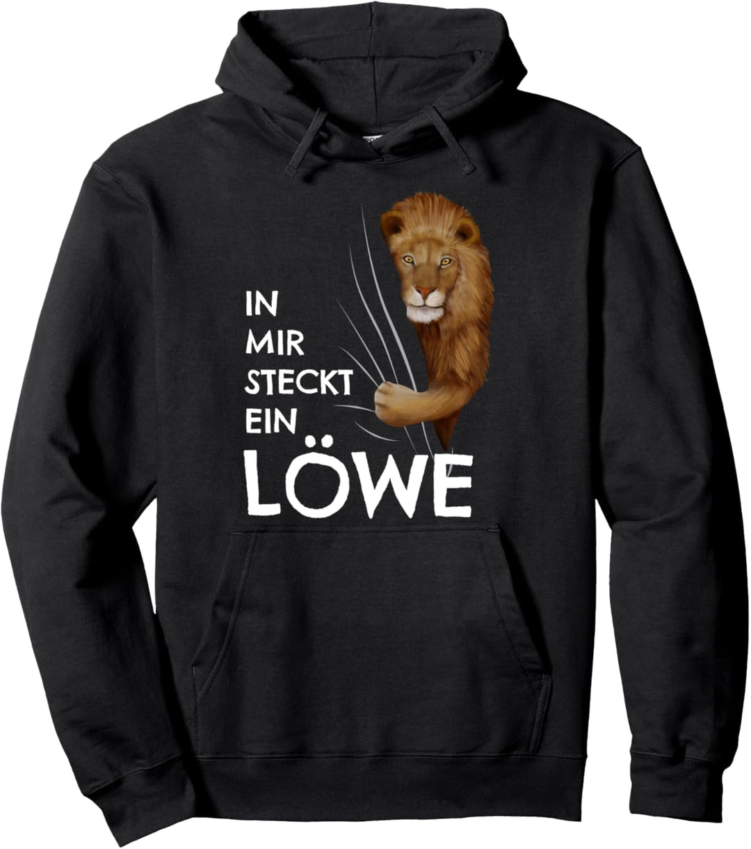 Löwen Kostüm Kinder Kleidung In mir steckt ein Löwe Pullover Hoodie