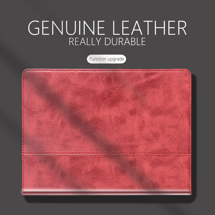 Gexmil Hülle für iPad Air 5./4. Genration 2022/2020 10,9 Zoll Echt Leder Hülle mit Stylus Halter Ant