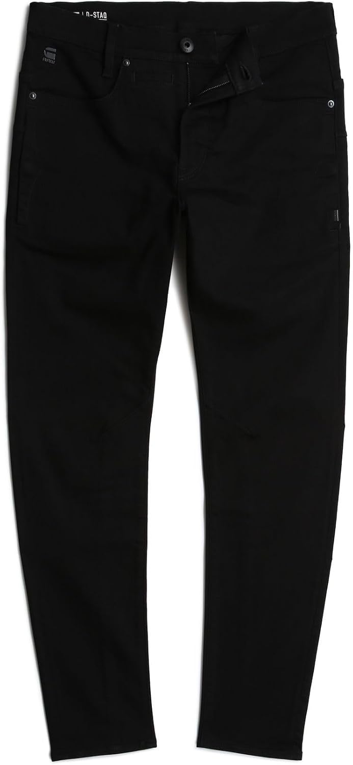 G-STAR RAW Herren D-Staq 3D Slim Jeans 26W / 30L Schwarz (Pitch Black D05385-b964-a810), 26W / 30L S