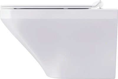 Duravit WC-Sitz DuraStyle, Toilettendeckel mit Absenkautomatik, Klodeckel aus Urea-Duroplast, mit Ed