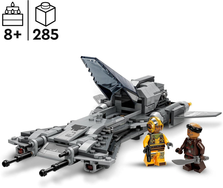 LEGO Star Wars Snubfighter der Piraten Set, The Mandalorian Staffel 3 Spielzeug zum Bauen mit Starfi