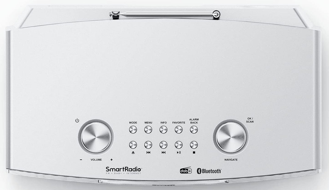 KENWOOD CR-ST700SCD-S - Smart Radio HiFi System mit WLAN, DAB+, Internetradio, CD/USB, Bluetooth Aud