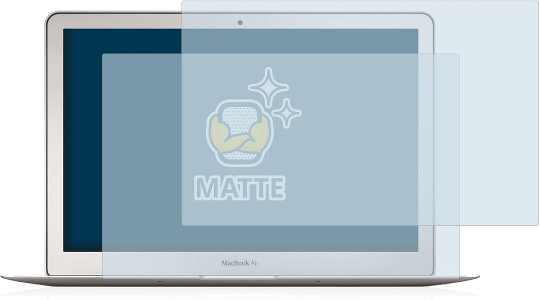 BROTECT Entspiegelungs-Schutzfolie für Apple MacBook Air 13" (Anfang 2015) (2 Stück) Matte Displaysc