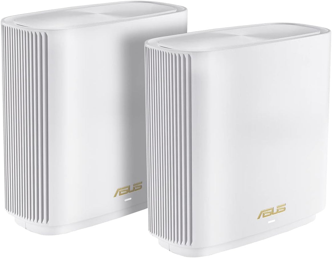 ASUS ZenWiFi XT9 AX7800 2er Set Weiss kombinierbarer Router (Tethering als 4G und 5G Router-Ersatz,