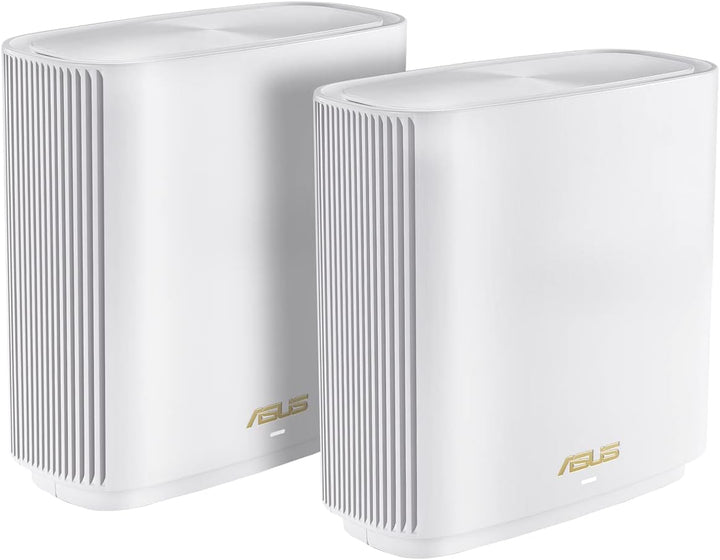 ASUS ZenWiFi XT9 AX7800 2er Set Weiss kombinierbarer Router (Tethering als 4G und 5G Router-Ersatz,