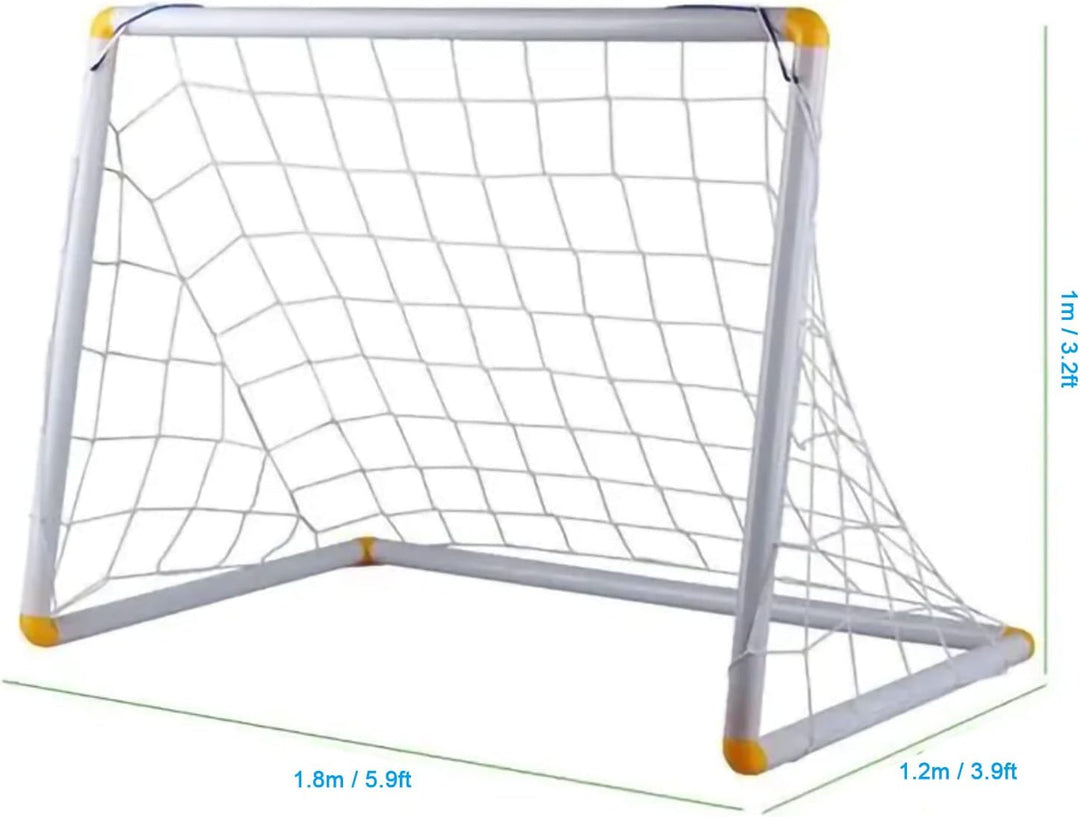 Jenngaoo Fussballtornetz 8X6FT Weiss, 8X6FT Weiß