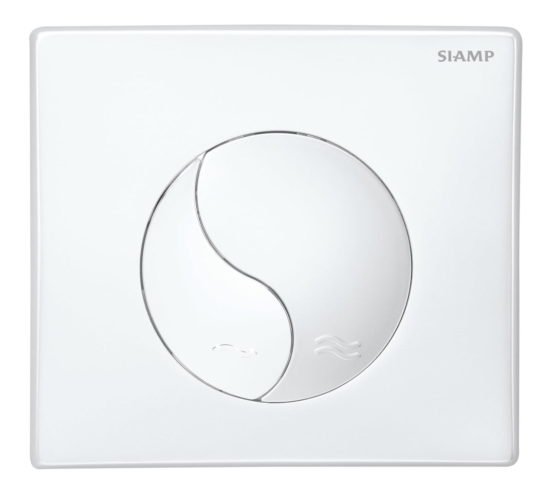 Siamp Ligo NMT Betätigungsplatte Ying Yang weiss