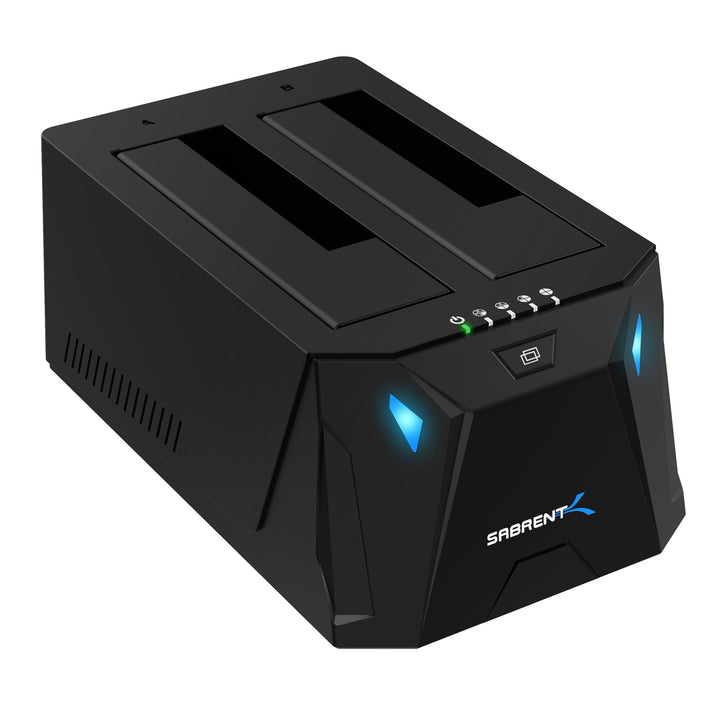 SABRENT SSD/HDD 2,5/3,5 Zoll Docking Station, festplatten gehäuse, USB 3.2 Gen1 offline Klon, sata z