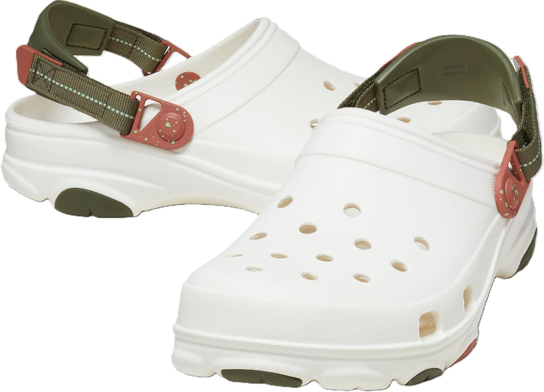 Crocs Unisex Classic All Terrain Clogs 36/37 EU Chalk, 36/37 EU Chalk