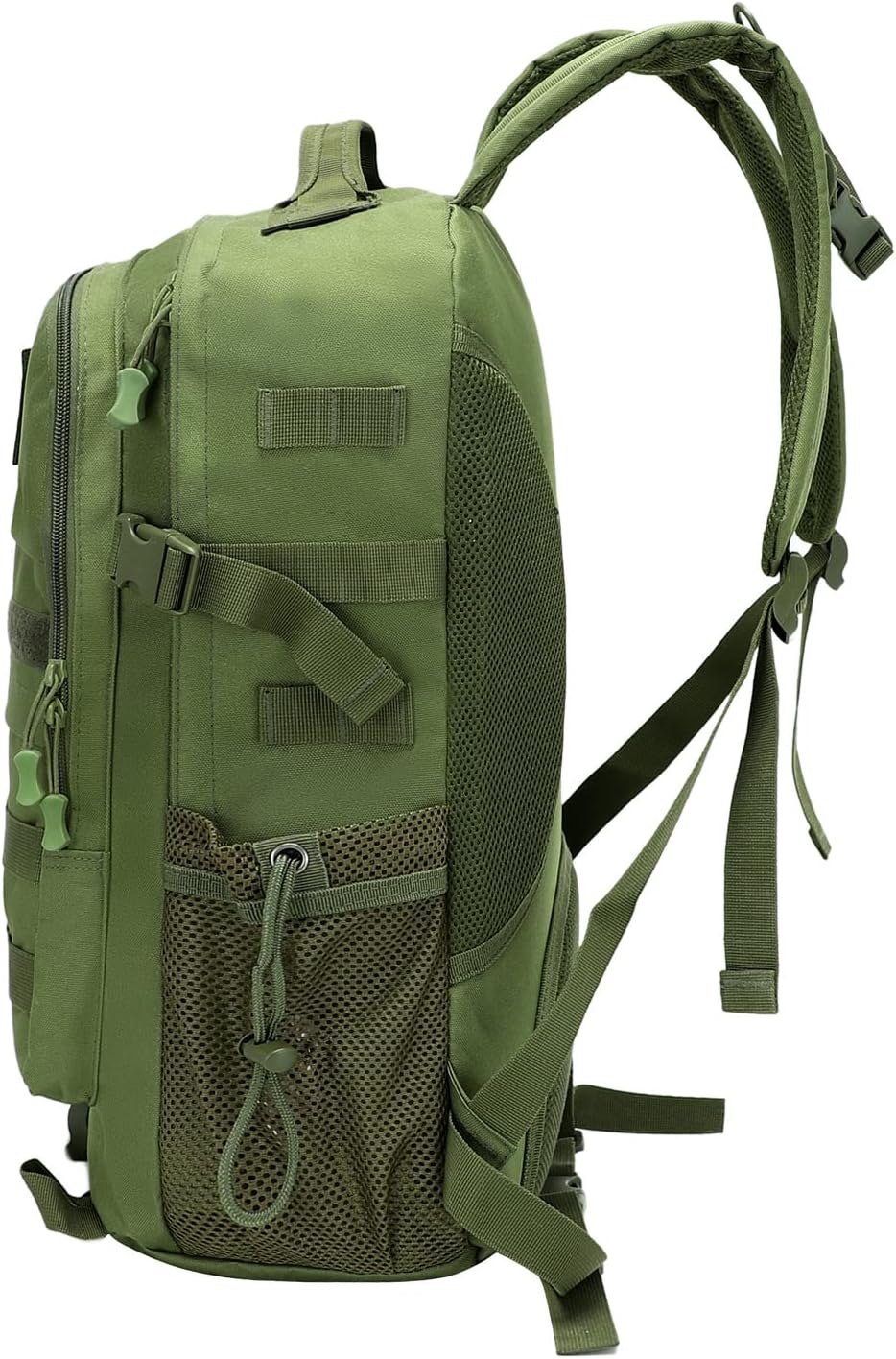 FALKENSTEJN Rucksack für Freizeit Outdooraktivitäten Schule Arbeit Multifunktionsrucksack Army 35L/4