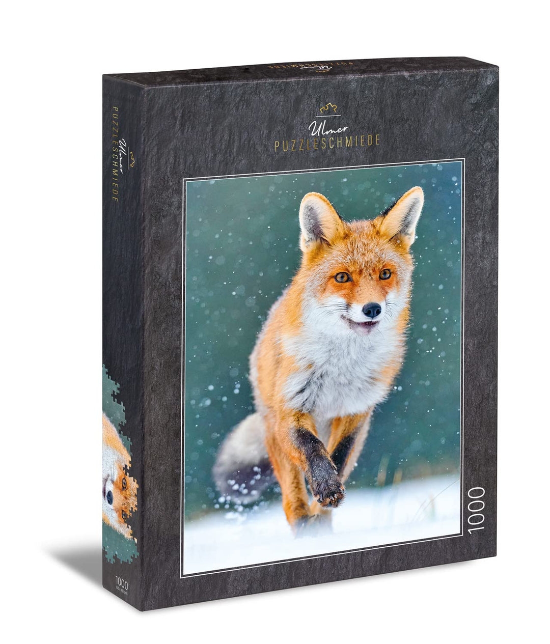 Ulmer Puzzleschmiede - Puzzle „Ab in den Süden“ – Klassisches 1000 Teile Puzzle – Puzzlemotiv vom Fu