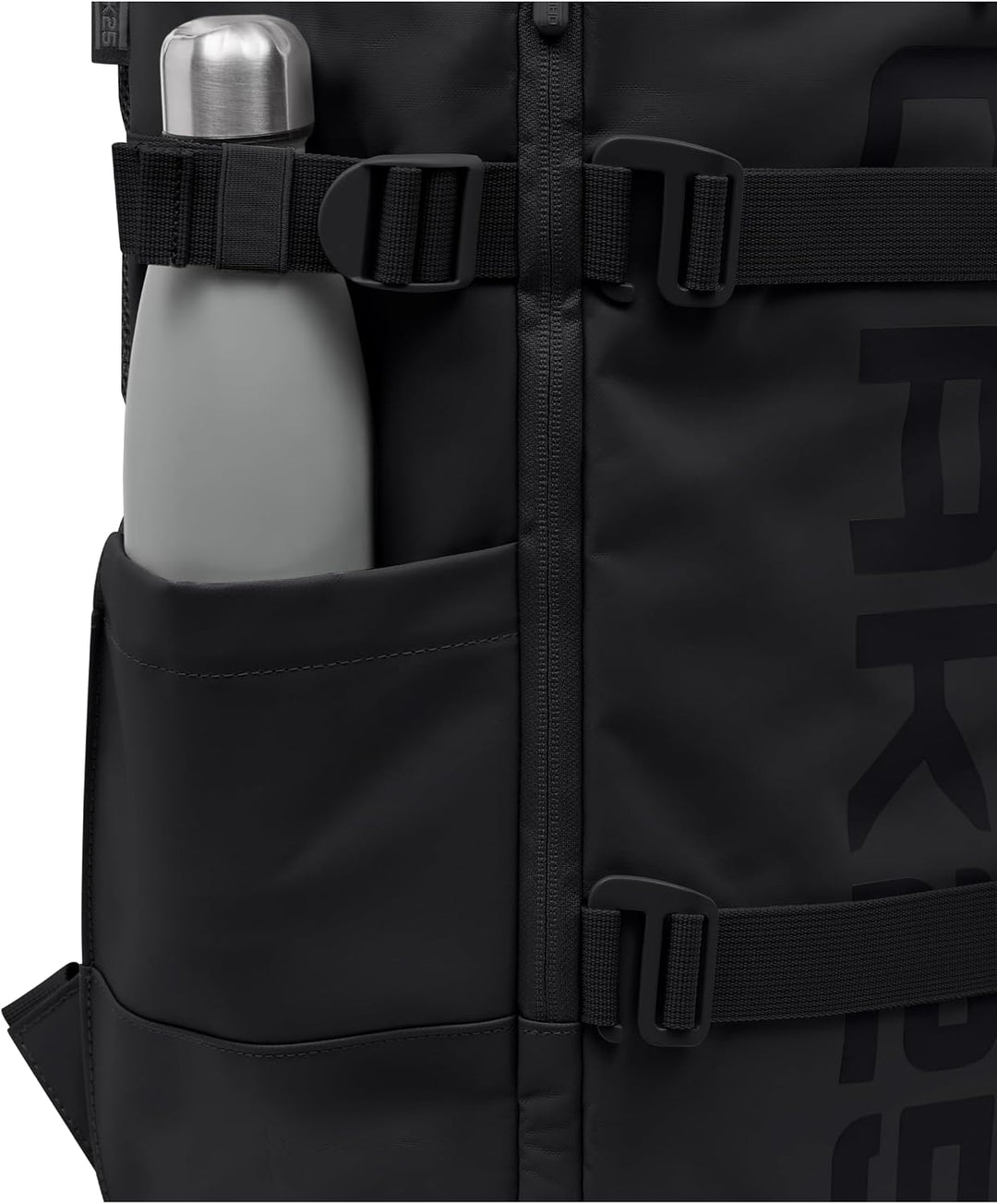 OAK25 Reflektierender Rucksack Damen &amp; Herren Schwarz - LumoSense Box Pack, Schwarz
