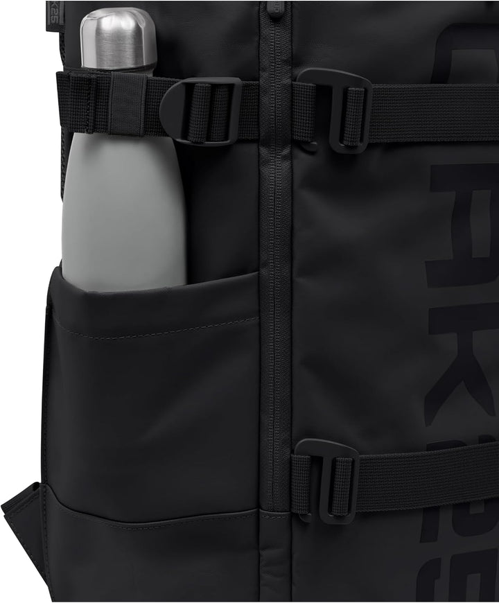 OAK25 Reflektierender Rucksack Damen &amp; Herren Schwarz - LumoSense Box Pack, Schwarz