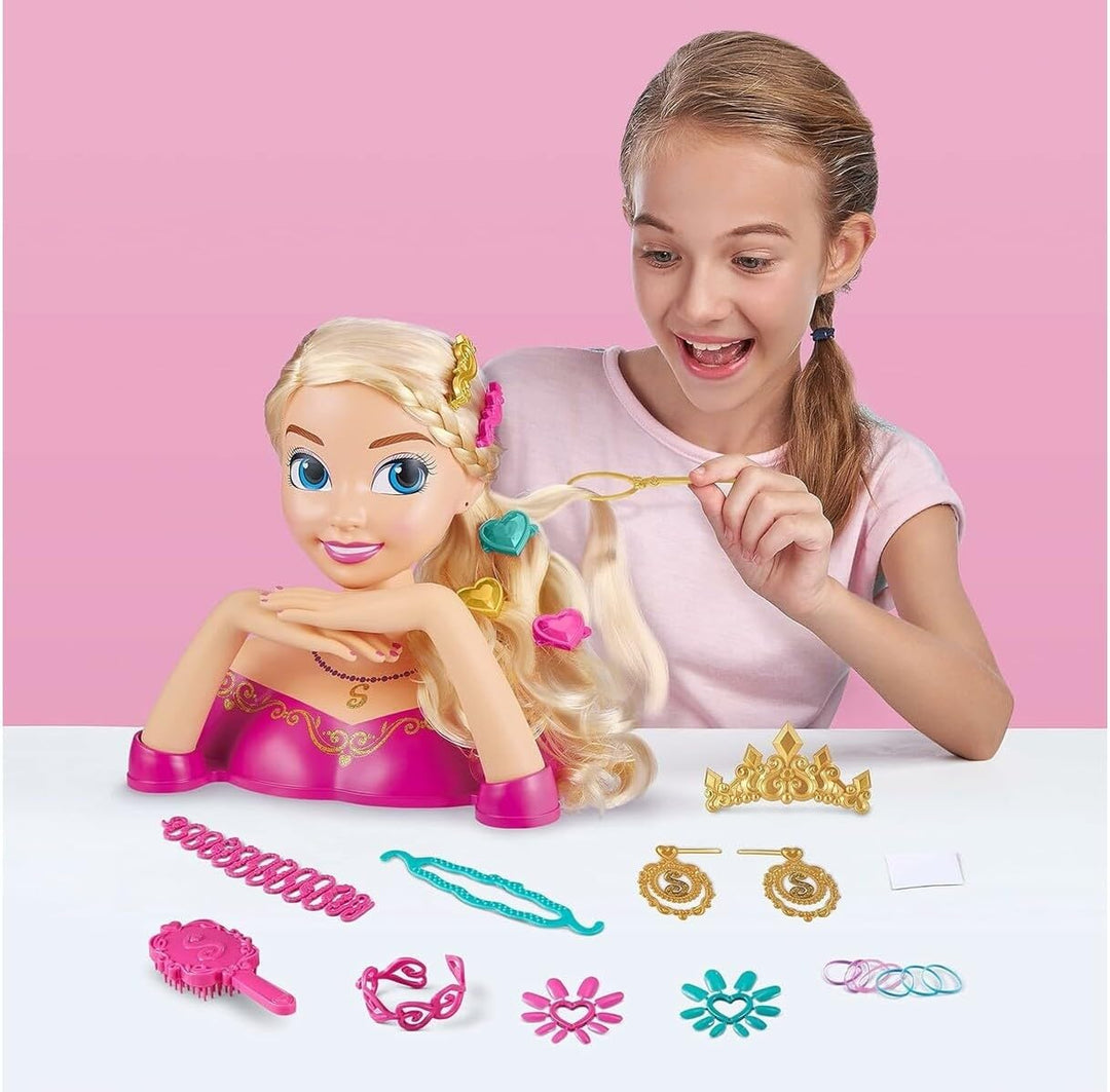ZURU Sparkle Girlz Barbie Frisierkopf, one Size