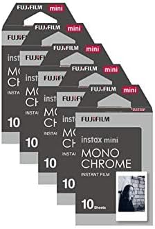 Fujifilm Instax Mini Monochrom-Fotofilm, 50 Stück