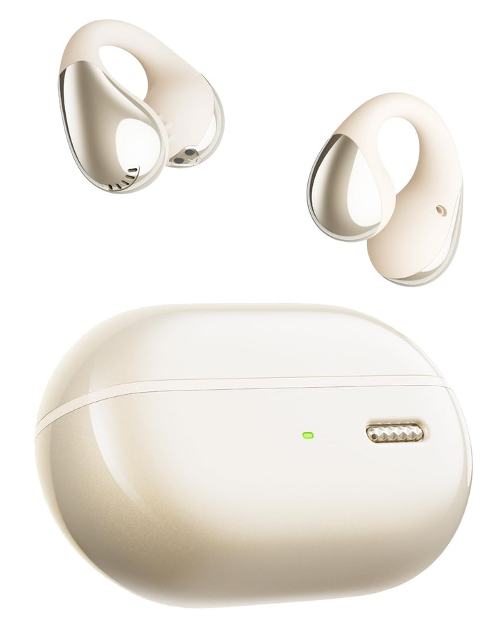 SoundPEATS PearlClip Pro Open Ear Bluetooth Kopfhörer, Clip On Kopfhörer Bluetooth 5.4 Earbuds, ganz