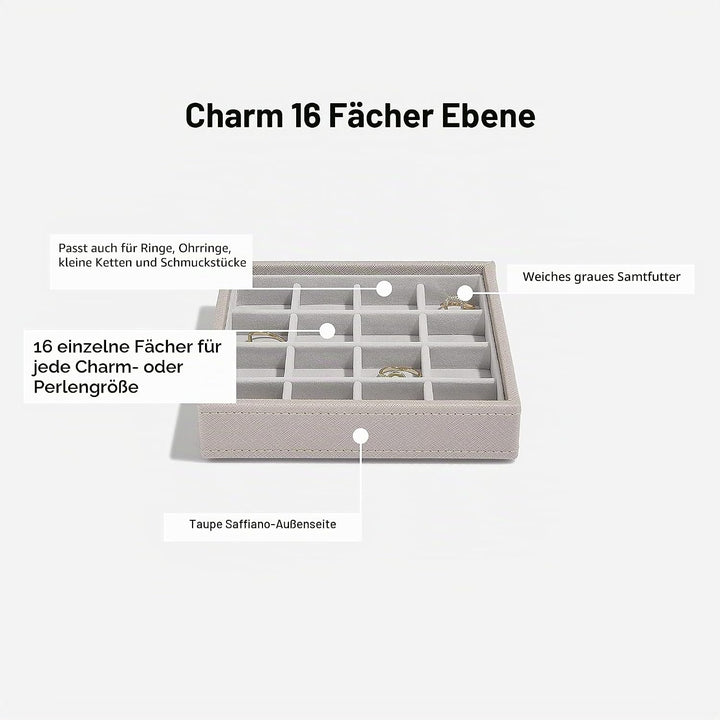 Stackers Schmuckkästchen für Armbänder, 2 Stück taupe