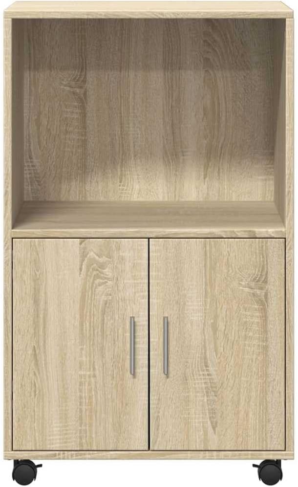 vidaXL Rollschrank, Büroschrank mit Stauraum, Aktenschrank für Wohnzimmer Büro, Bürocontainer Schran