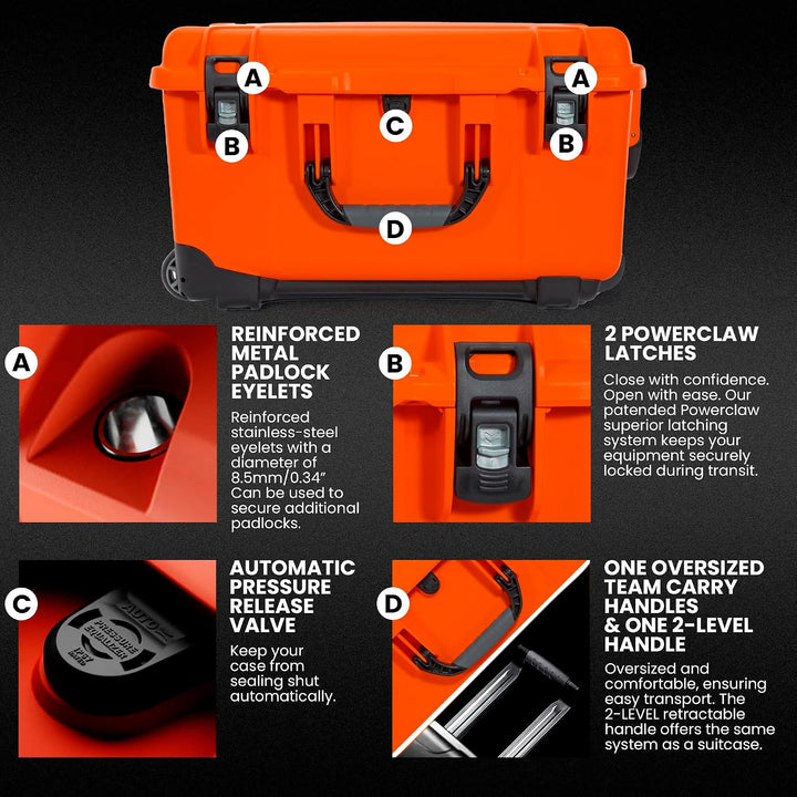 NANUK 938 Pro Photo Kit – Wasserdichter Hartschalenkoffer für Kameras, mit gepolsterten Trennwänden