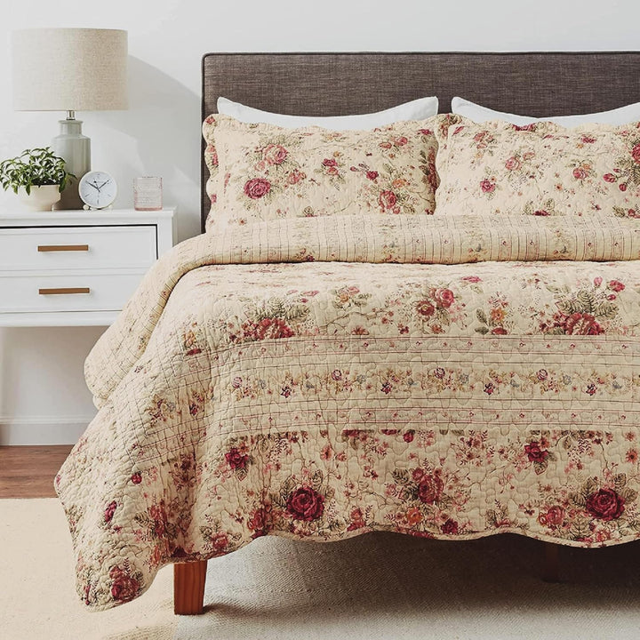Greenland Home Antique Rose Full/Queen Quilt Set by Greenland Home, Queen
