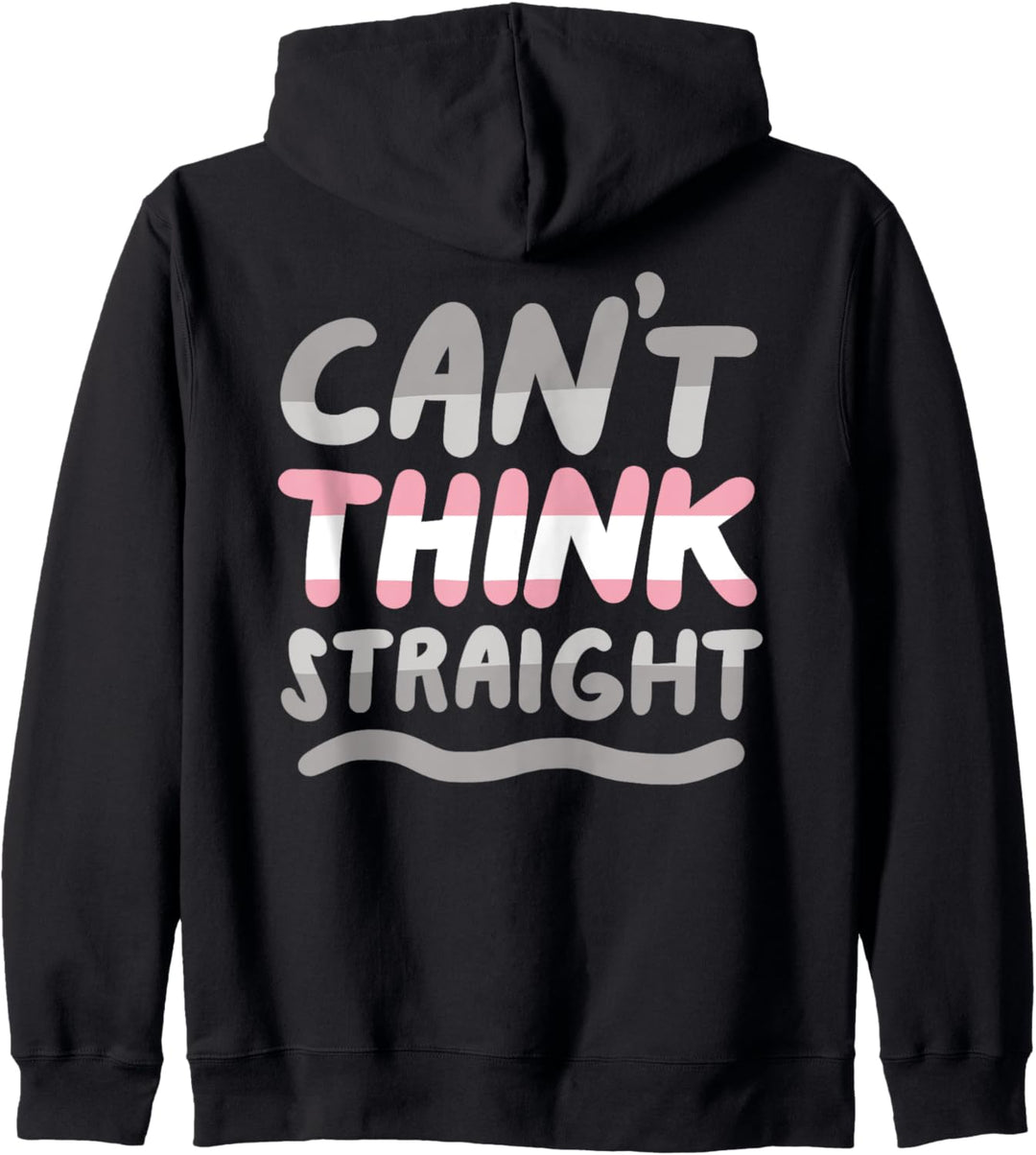 Can't Think Straight Demigirl LGBTQIA Pride Flag Non-Binary Kapuzenjacke