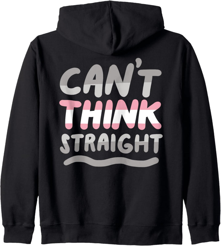 Can't Think Straight Demigirl LGBTQIA Pride Flag Non-Binary Kapuzenjacke