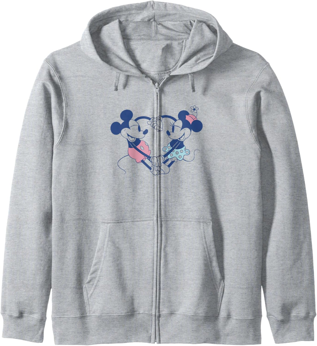 Disney Mickey And Friends Mickey & Minnie Heart Hands Kapuzenjacke