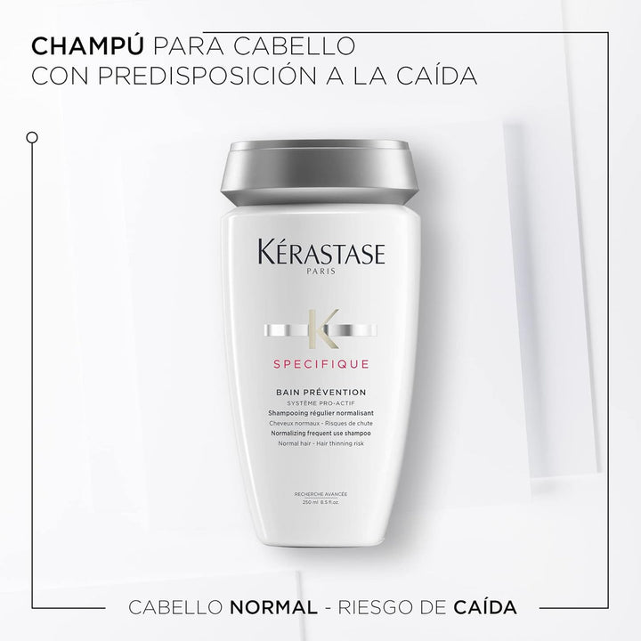 Kérastase | Shampoo für feines und dünnes Männerhaar, Verdichtendes Haarbad mit Biotin, Bain Densité