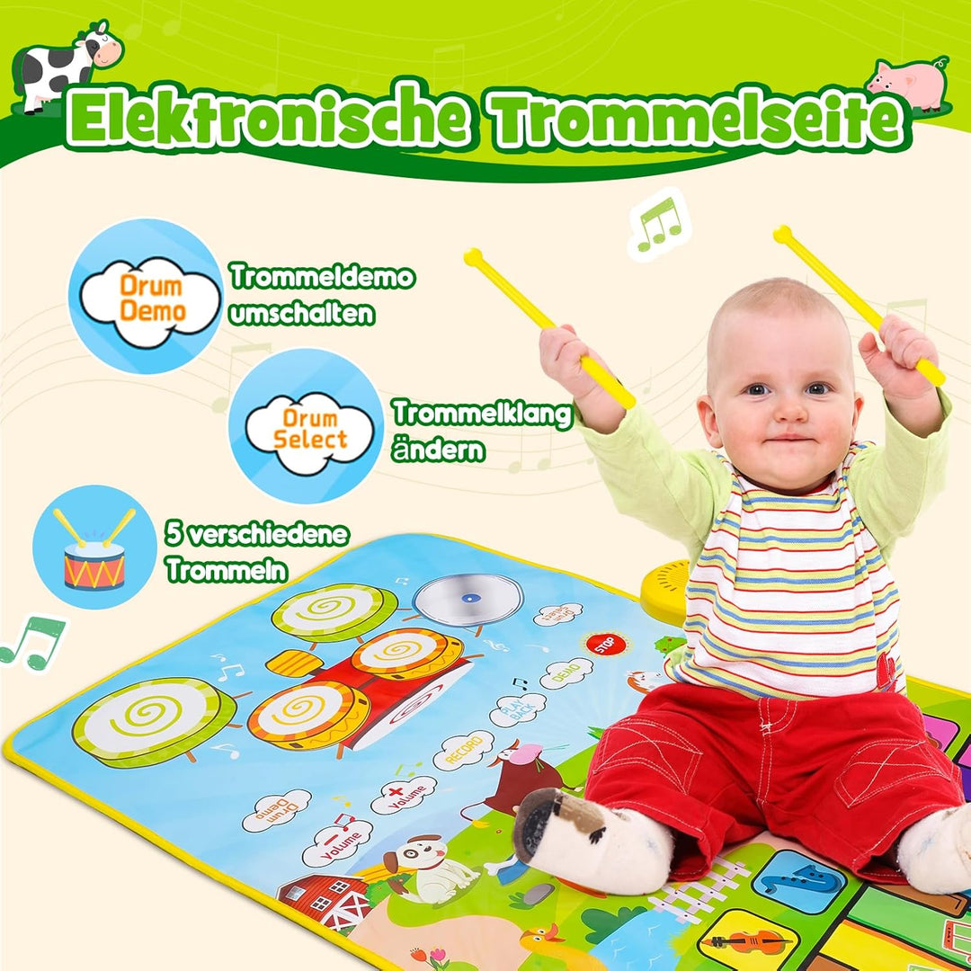 HappyGoLucky Spielzeug ab 1 2 3 Jahre Junge, Kinderspielzeug ab 1 2 3 Jahre Baby Spielzeug Geschenk