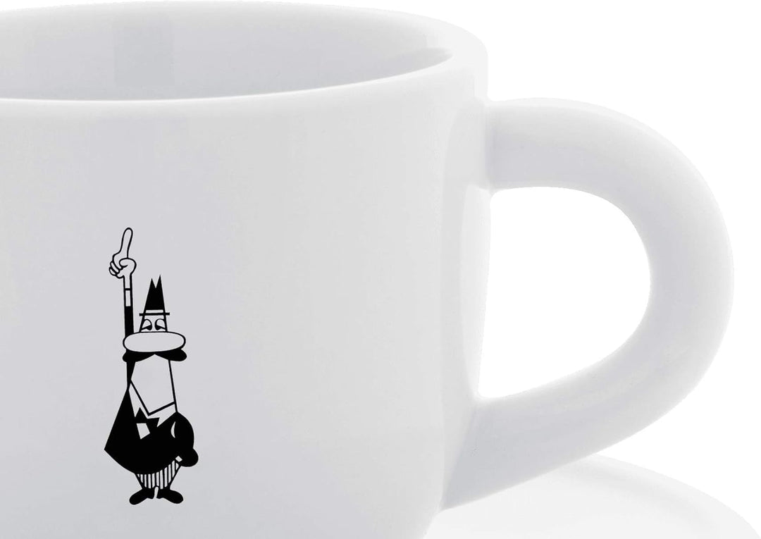 Bialetti, Tassen Mokka-Tasse, Klar, 1 Stück (1er Pack) 1 Stück (1er Pack) Espressotasse, 1 Stück (1e