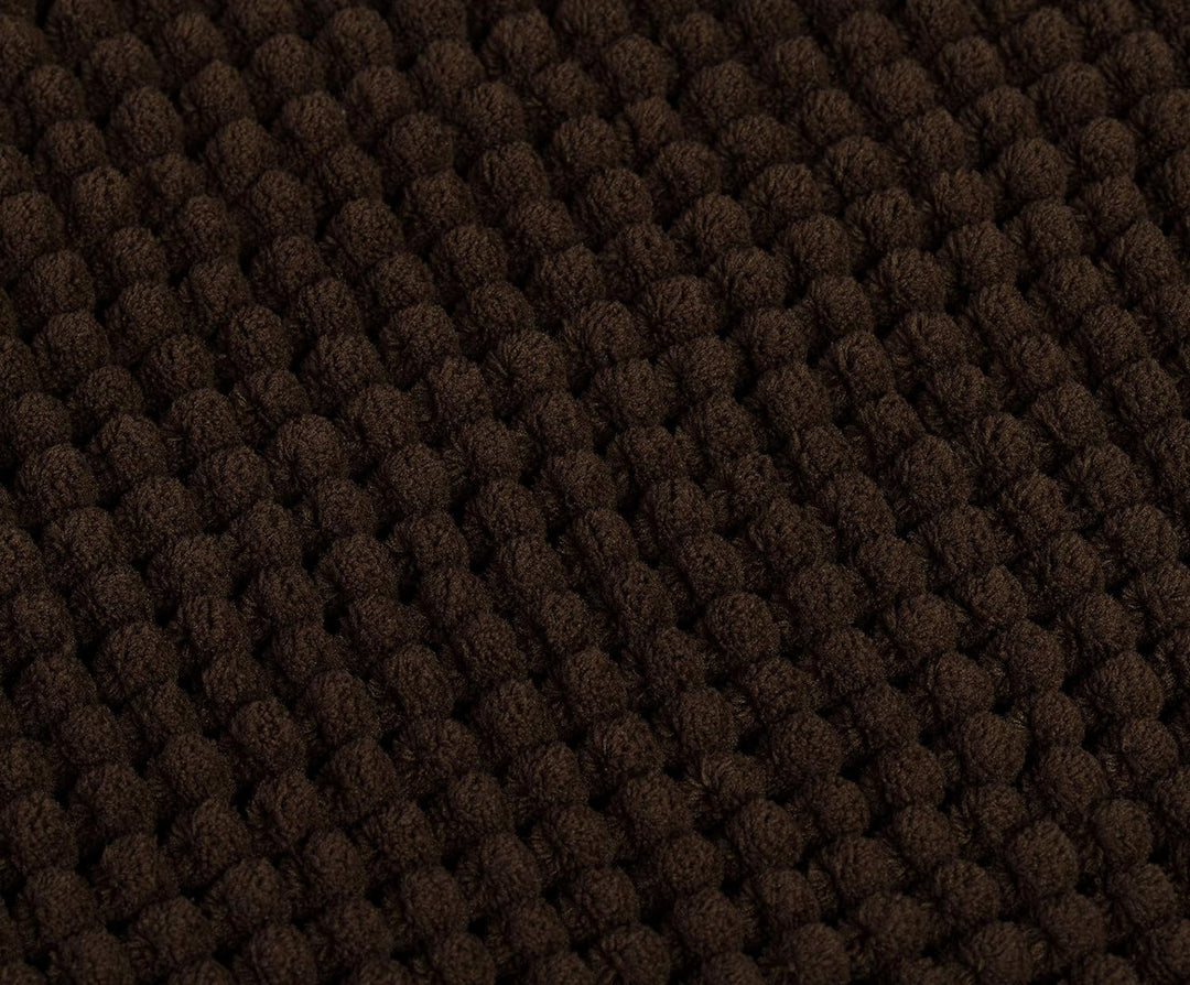 Gözze - Anti-Rutsch-Badematte, Superweich, 100% Mikrofaser, 60 x 100 cm - Mocca Mocca 60 x 100 cm, M