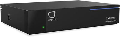 STRONG SRT-4150 simpliONE Box Satelliten-Receiver und Android Streaming-Box (4k UHD, Android TV, Auf