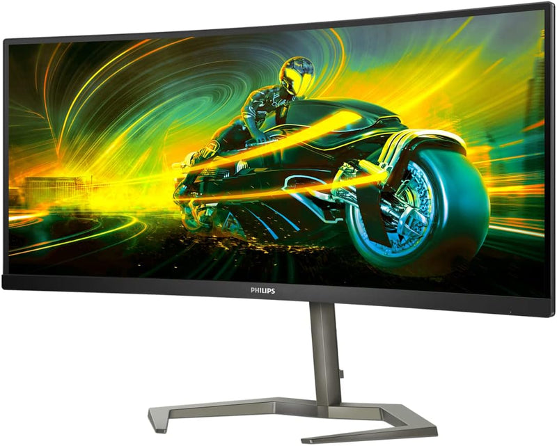 Philips Evnia 34M1C5500VA - 34 Zoll WQHD Curved Gaming Monitor, 1 ms MPRT, 165 Hz, FreeSync Premium,