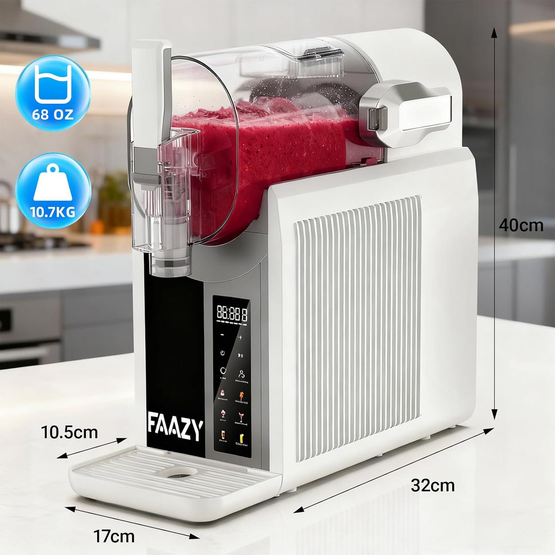 Slush Maschine, mit 6 smarten Programmen: Slushie, Cocktail, Milchshake, Frappé, Wein, Eisgetränke,