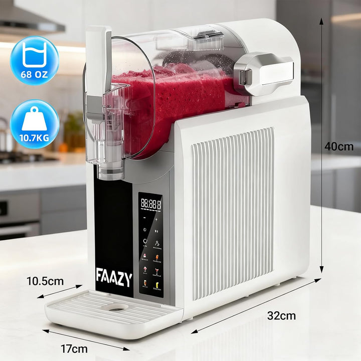 Slush Maschine, mit 6 smarten Programmen: Slushie, Cocktail, Milchshake, Frappé, Wein, Eisgetränke,