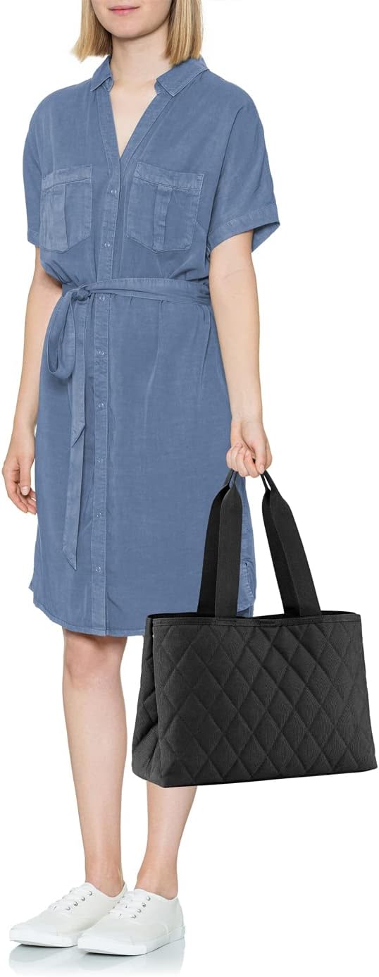 reisenthel classic shopper L – Geräumige Shopping Bag und edle Handtasche in einem – Aus wasserabwei