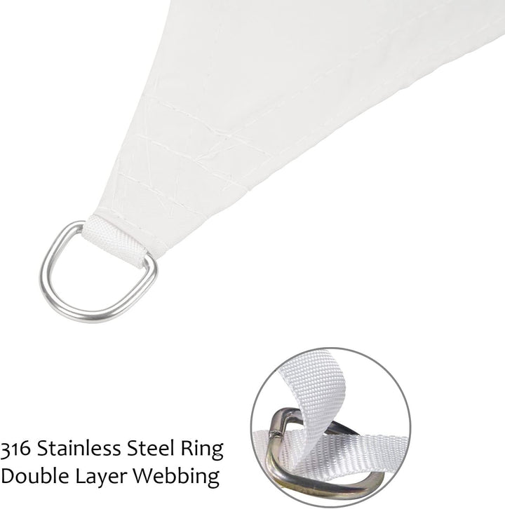 swift Sonnensegel Wasserdicht Rechteckig 2x3 Meter UV Schutz Polyester Wasserabweisend Rechteck 2x3m