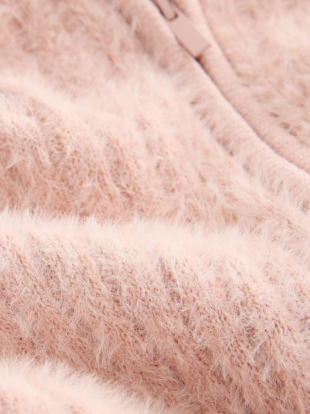 NEXT Mädchen Flauschige Kapuzenjacke mit durchgehendem Reissverschluss 16 Jahre Rosa, 16 Jahre Rosa