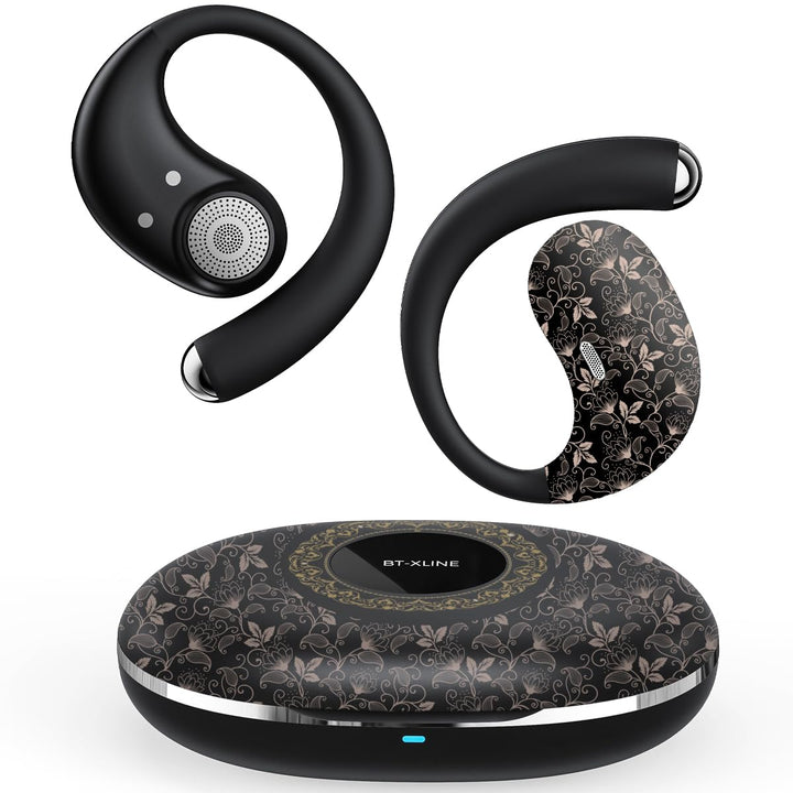 Sport Kopfhörer Open Ear, 36 Stunden Wiedergabezeit Bluetooth 6.0 Kabellos, Fitness Kopfhörer mit Mi