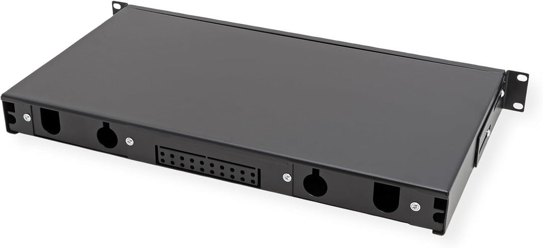 VALUE 19"-Spleissbox leer 1 HE, ausziehbar, 24x SC SX/LC DX