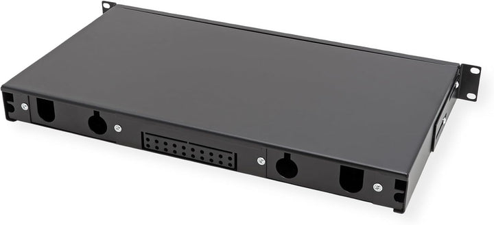 VALUE 19"-Spleissbox leer 1 HE, ausziehbar, 24x SC SX/LC DX
