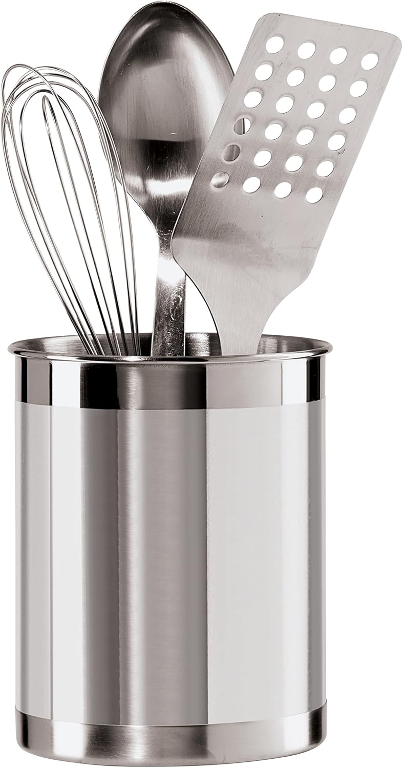 Oggi Steel Utensil Holder Utensilienbehälter, Edelstahl: 12,7 cm, Regular regulär, regulär