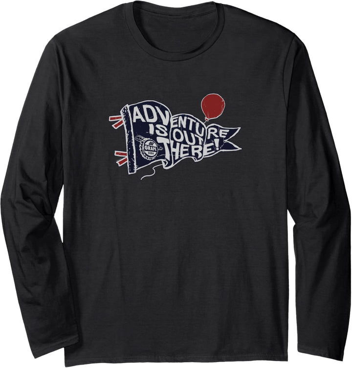 Disney Pixar Up Adventure Flag Balloon Langarmshirt
